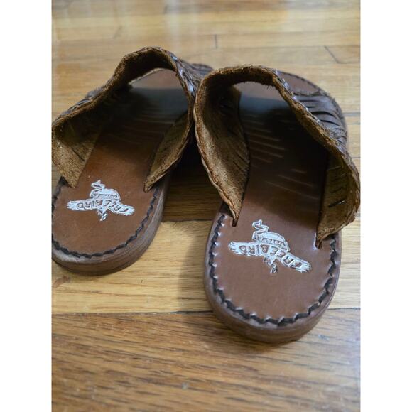 FREEBIRD BY STEVEN Willow Leather Sandals Women's Size 8 BOHO Hippie S000020 - Picture 5 of 8